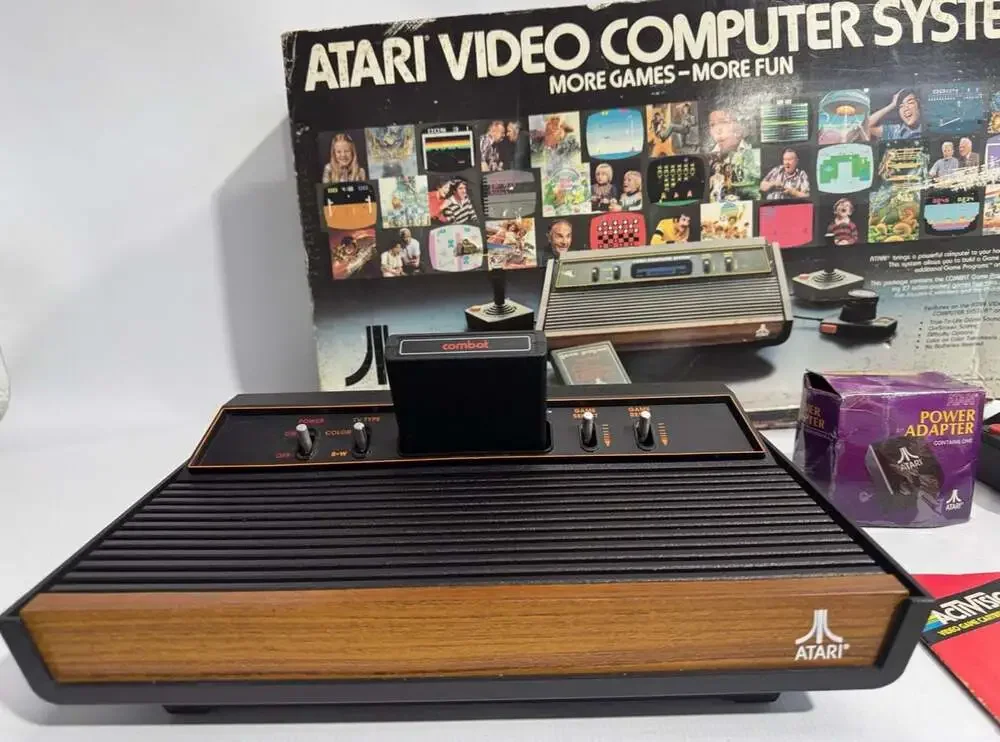 Vintage Atari 2600 Video Computer System with Original Box